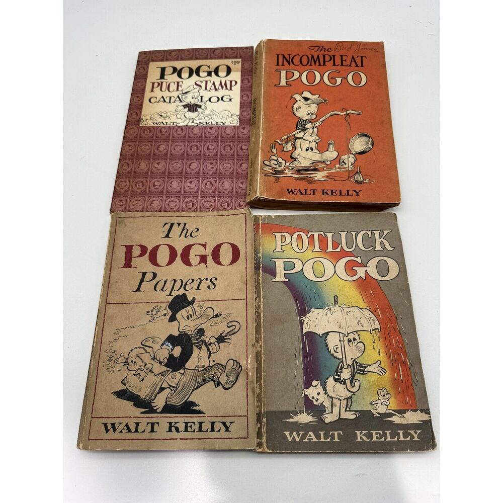 POGO Paperback Books By WALT KELLY Lot Of 4 Vintage READ